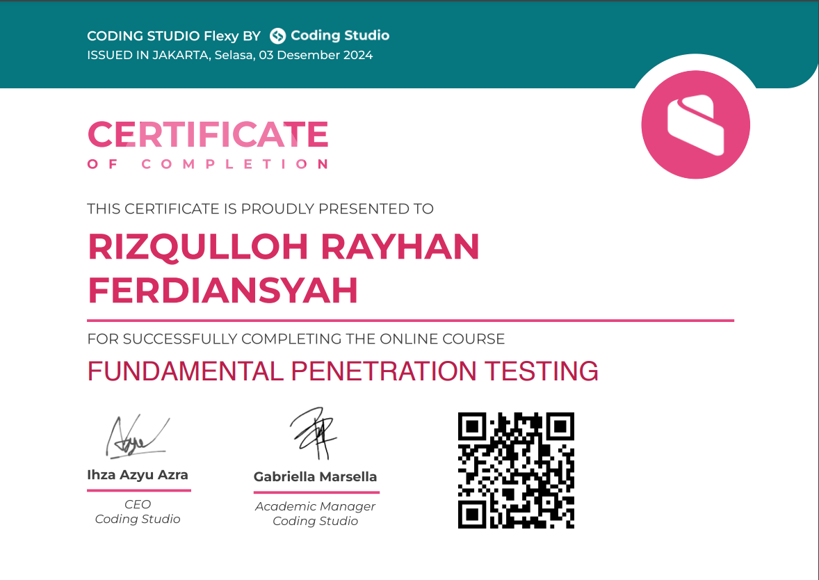 Fundamental Penetration Testing